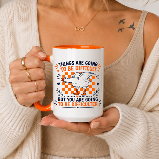 Funny Goose Mug Sarcastic Goose Coffee Cup Chaotic Goose Mug Funny Meme Mug Goose Lover Gift