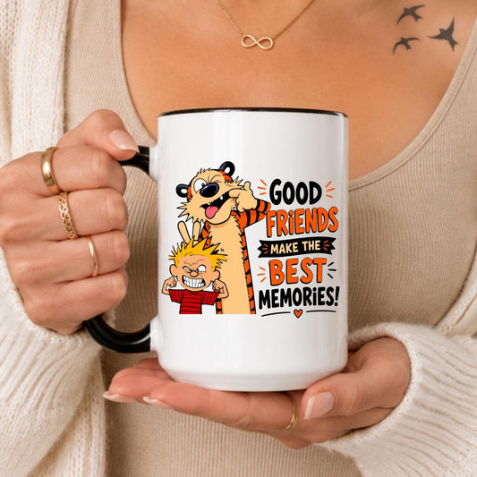 Friendship Mug, Good Friends Make Memories, Coffee Cup, BFF Keepsake Gift