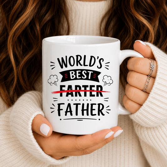 Funny Dad Mug | World Farter Father Coffee Cup