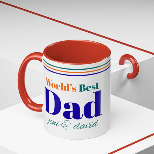 Personalized Photo Dad Mug, Custom Name Coffee Cup, Father's Day Keepsake