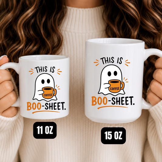 Ghost Coffee Mug | Funny Halloween Pun Cup, Spooky Season Drinkware