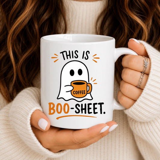 Ghost Coffee Mug | Funny Halloween Pun Cup, Spooky Season Drinkware