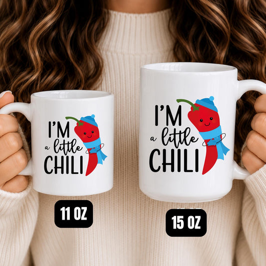Chili Pepper Coffee Mug, Winter Pun Cup, Cozy Season Drinkware